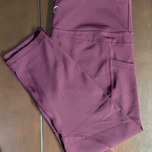 ZYIA Plum Pocket Light n Tight Leggings